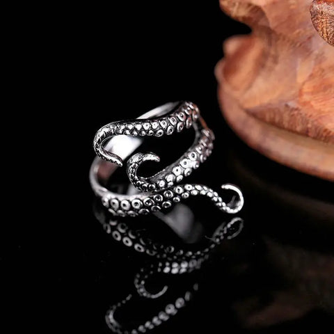 Vintage Adjustable Octopus Ring