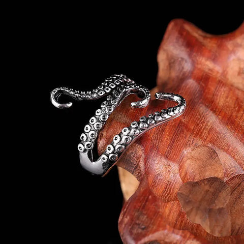 Vintage Adjustable Octopus Ring