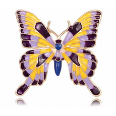 Vintage Bright Butterfly Brooch