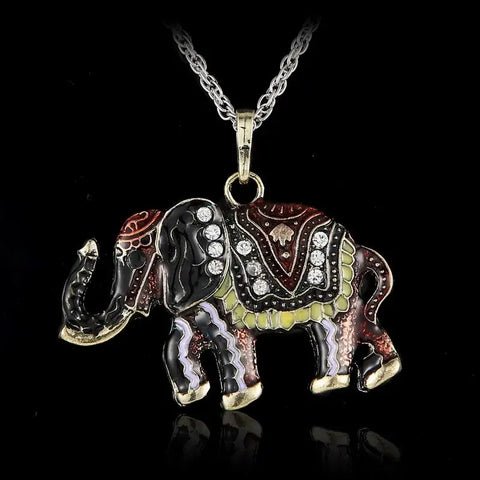 Vintage Elephant Necklace