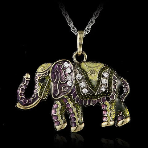Vintage Elephant Necklace