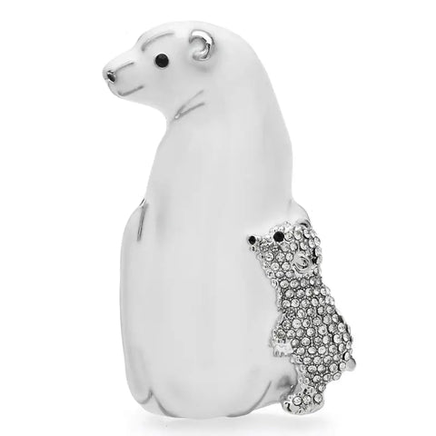 White Bear Brooch