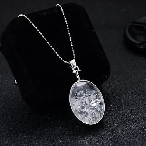 White Color Stone Necklace