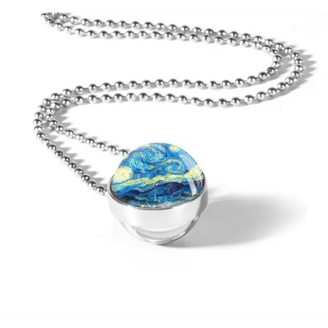 Wind Double Glass Necklace