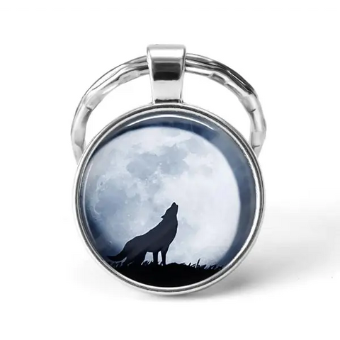 Wolf Animal Keychain