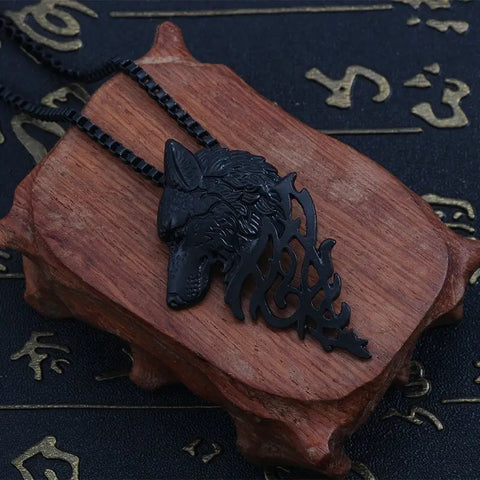 "Wolf Face" Necklace