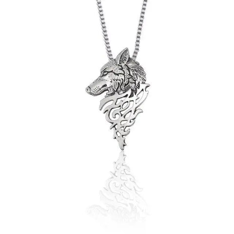 "Wolf Face" Necklace