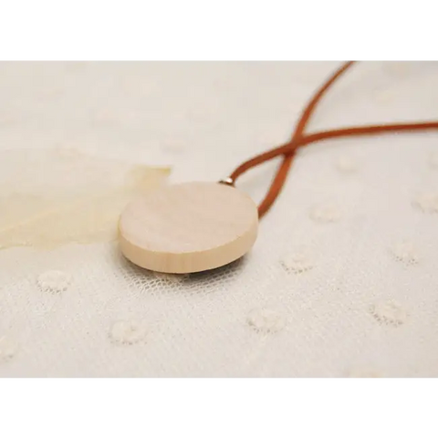 Wood Deer Necklace