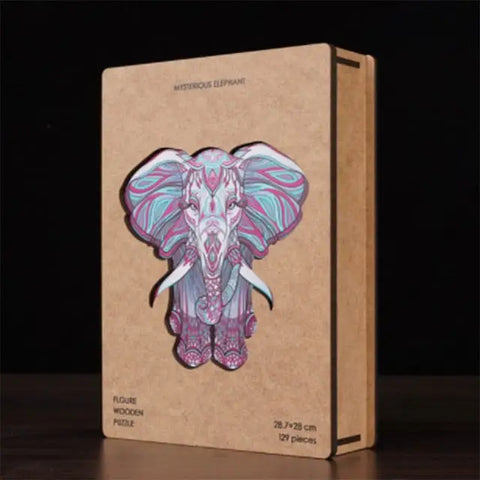 Wooden Elephant Puzzle