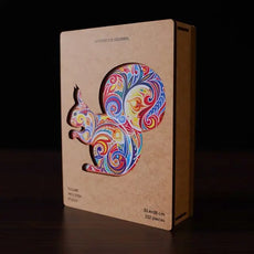 Wooden Squirrel Puzzle