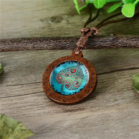 Wooden Tree Necklace