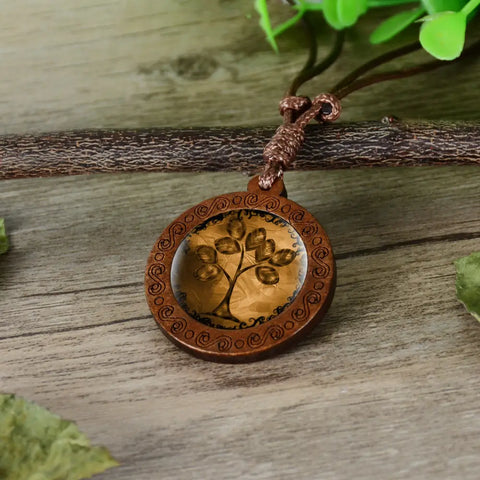 Wooden Tree Necklace