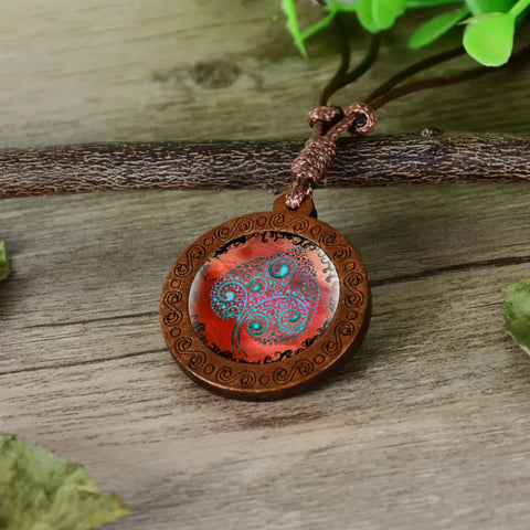 Wooden Tree Necklace