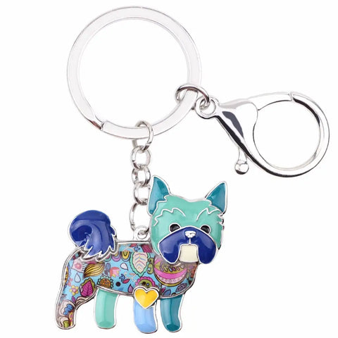 Yorkshire Multicolor Keychain