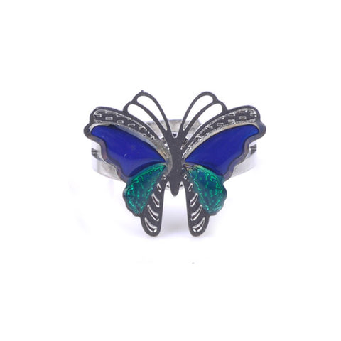 Duo Colored Butterfly Mood Ring