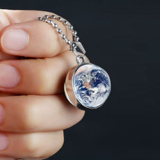 Earth Double Glass Necklace