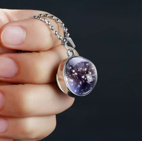 Meteor Shower Silver Plated Necklace