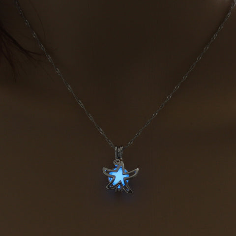 Starfish Glow in the Dark Necklace