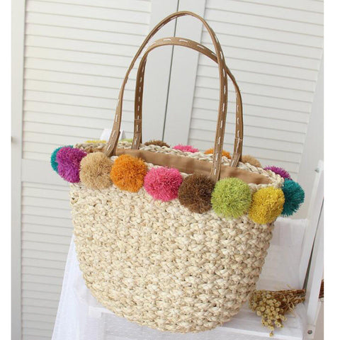 Raffia Beach Handbag