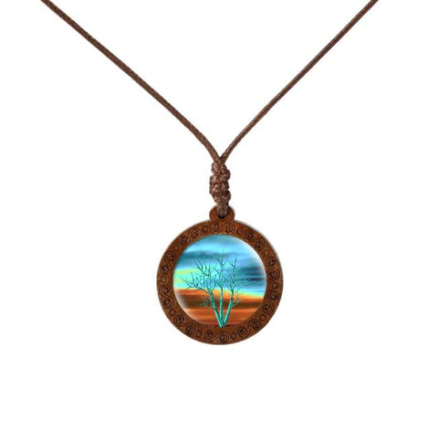 Stunning Tree Wood Necklace