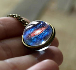 Outer Space Double Glass Necklace