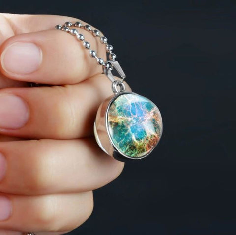 Earth Double Glass Necklace