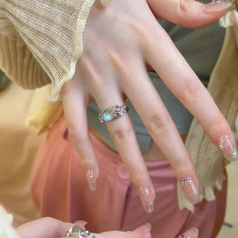 Crystal love ring
