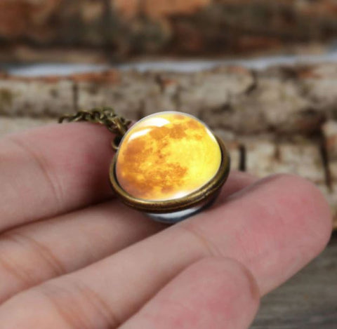 Sky Double Glass Necklace