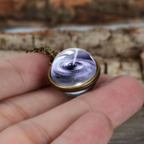 Bronze Galaxy Holes Necklace
