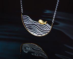 Dancing Whale Necklace