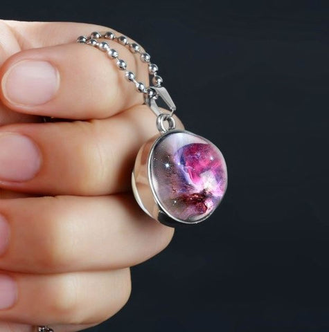 Meteor Shower Silver Plated Necklace