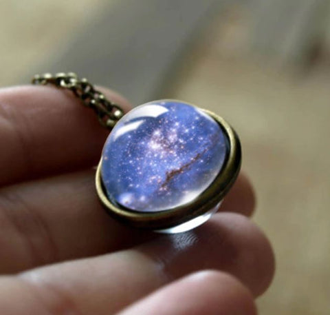 Outer Space Double Glass Necklace