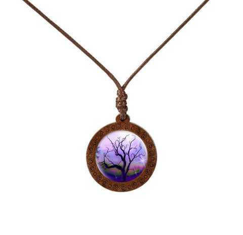 Stunning Tree Wood Necklace