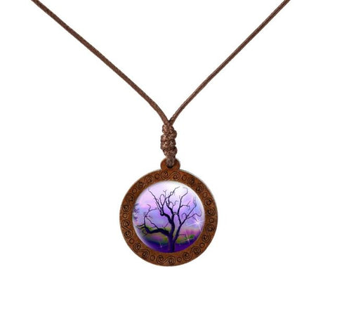 Stunning Tree Wood Necklace