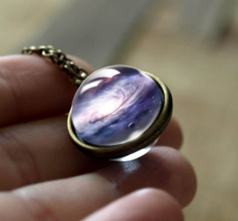 Outer Space Double Glass Necklace