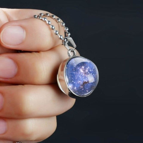 Meteor Shower Silver Plated Necklace