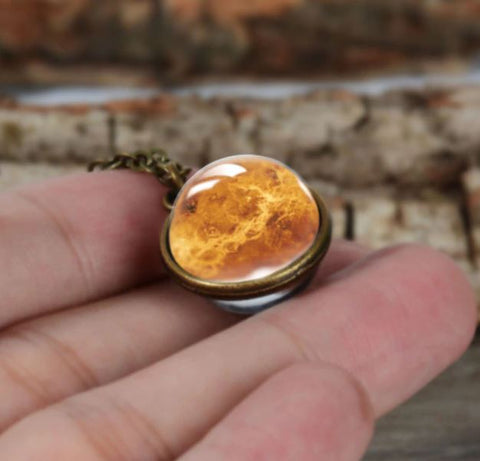 Sky Double Glass Necklace