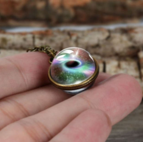 Bronze Galaxy Holes Necklace