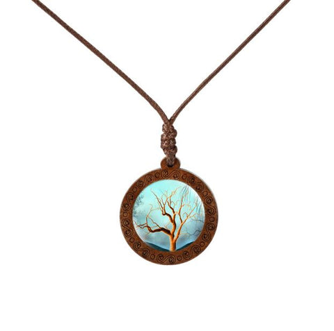 Stunning Tree Wood Necklace