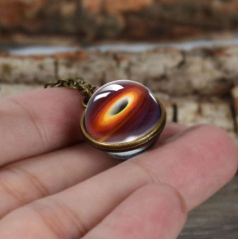 Bronze Galaxy Holes Necklace