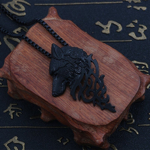"Wolf Face" Necklace