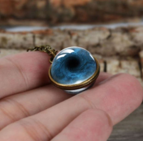 Bronze Galaxy Holes Necklace
