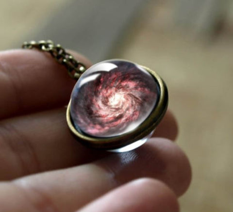 Outer Space Double Glass Necklace