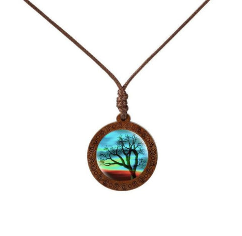 Stunning Tree Wood Necklace