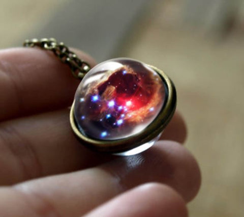 Outer Space Double Glass Necklace