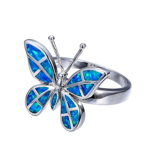 Free Flying Butterfly Ring