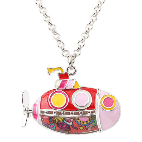 Multicolor Fun Submarine Necklace