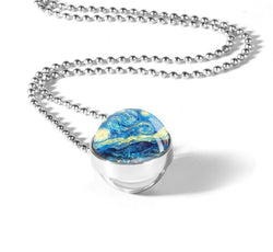 Wind Double Glass Necklace