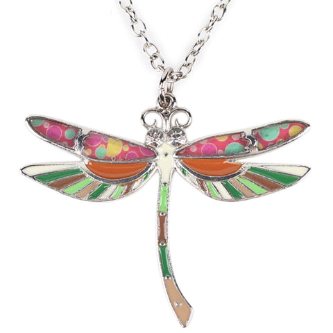 Dragonfly Multicolor Necklace