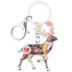 Multicolor Deer Keychain